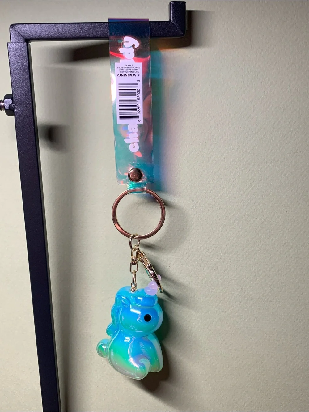 Charm Buddy iridescent blue
